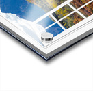 Colorful Rocky Mountains Open Window View Acrylic print