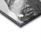 Colorado Rocky Mountains Flatirons Snow Covered Longs Peak BW Acrylic print