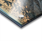 Natures Elegy Badlands Canyons Cracks and the Dance of Shadows Impression Acrylique