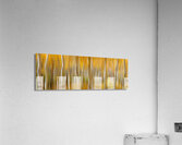 Golden Forest Moment Abstract Panorama Acrylic Print