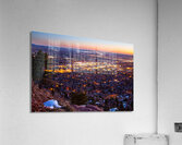 City Of Boulder Colorado Downtown Scenic Sunrise View   Acrylic Print