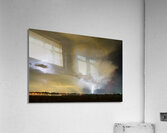 Longmont to the left Boulder to the Right Acrylic Print