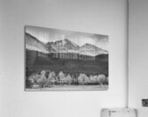 Colorado Americas Playground In Black and White Acrylic Print