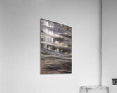 Flowing Creek Sunset Abstract Portrait Impression acrylique