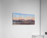 Blue Moon Front Range Boulder Sunrise Panaorama Impression acrylique