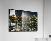 Lahug   Cebu City Night Skyline   Philippines Acrylic Print