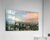 Lahug   Cebu City Sunset: A 41 Image Timed Stack Masterpiece Impression acrylique
