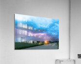 Country Dirt Road Storm Acrylic Print