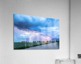 Chasing Fracking Lightning Storms Acrylic Print