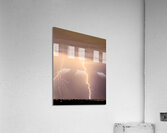 Lightning Bolt With a Fork Impression acrylique