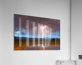 Lightning Striking Longs Peak Foothills 3 Acrylic Print