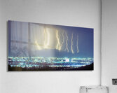 Lightning Over Phoenix Arizona Panorama Acrylic Print