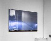 Michelangelo Lightning Strikes Oil Acrylic Print