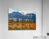 Boulder Colorado Colorful Flatirons View Acrylic Print