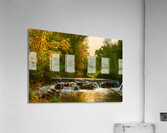 Beautiful Colorful Left Hand Creek Fall View Acrylic Print