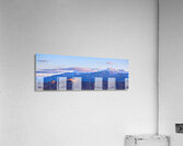 Colorado Sand Dunes First Light Sunrise Panorama Impression acrylique