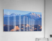 Early Morning Sand Dunes and Snow Covered Peaks Acrylic Print