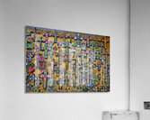 Colorful Mexican Crosses Folk Art Display Acrylic Print