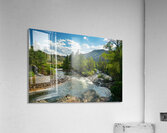 Cache la Poudre River Islands in the Stream Acrylic Print