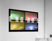 Colorful Lightning Thunderstorm Collage Acrylic Print