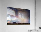 Lightning On the Prairie Homestead Acrylic Print