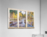 Happy Place Picture Window Frame Fine Art  Acrylic Print