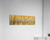 Golden Forest Moment Abstract Panorama Impression acrylique