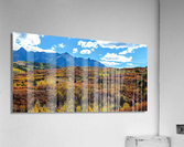 Colorado Painted Landscape Panorama PT2a Acrylic Print
