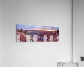 Boulder Colorado Colorful Dawn City Lights Acrylic Print