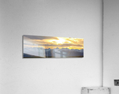 Colorado Front Range Panorama Gold Impression acrylique