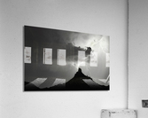Pinnacle Peak Arizona Lightning Strike BW Acrylic Print