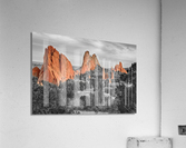 Garden of the Gods with Selective Color Impression acrylique