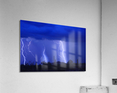 Lightning Storm in the Desert Acrylic Print