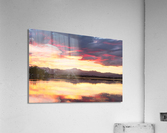 Colorful Colorado Rocky Mountain Sky Reflection Impression acrylique