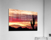 Tequila Sunrise Landscape Acrylic Print