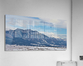 Flatirons Longs Peak Winter Panorama Acrylic Print