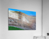 South Dakota Badlands Colorful Cracks and Textures in Springtime Acrylic Print