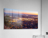 City Of Boulder Colorado Downtown Scenic Sunrise Panorama   Acrylic Print