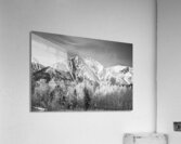 Rocky Mountain Autumn High In Black and White Impression acrylique