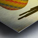 Hot Air Balloon Flight over the Southwest Desert Fine Art Print  Metal print