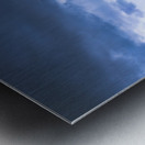 Lightning Strike and Fireworks Metal print