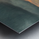 Sails Silhouetted in Sunsets Glow Camotes Twilight  Metal print