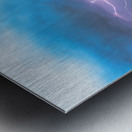 Country Dirt Road Storm Metal print