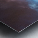 Lightning Striking Longs Peak Foothills 3 Metal print