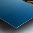 Waning Gibbous Moon Boulder Colorado Flatirons Early Morning Lig Impression metal