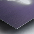 Praying Monk Lightning Halo Monsoon Thunderstorm Metal print