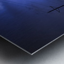 Lightning Storm Energy Over Open Highway Metal print