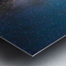 Milky Way Over Forest Highway Night Landscape Metal print