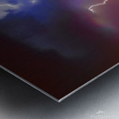 Saguaro Lightning Storm Metal print