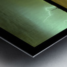 Colorful Lightning Thunderstorm Collage Metal print